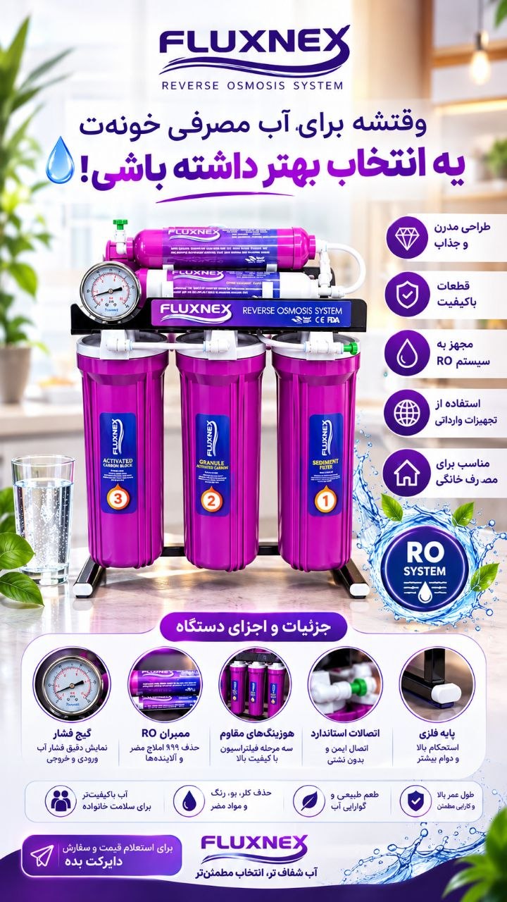 دستگاه تصفیه آب فلاکسنکس FLUXNEX