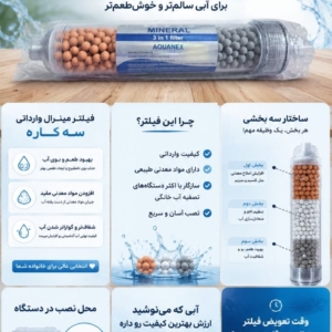 فیلتر مینرال وارداتی سه کاره